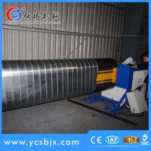 Flat oval duct machine Short sleeve＜500mm